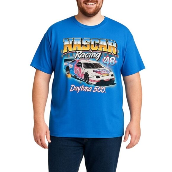 Nascar Shirt Mens Size XL Racing Daytona 500 Graphic Tee Vintage Blue - Picture 1 of 7
